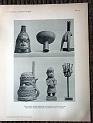 zz-lusc19,tafel 107 benin nigeria,bronze-figur und holz-kopf